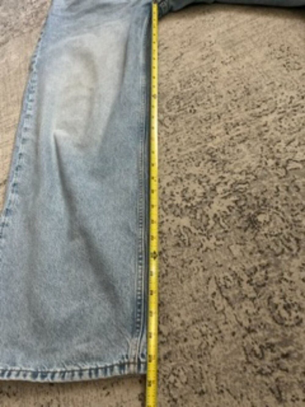 🧡3/$15 H&M &Denim Baggy Loose Fit High Waist Women's 14 - Picture 5 of 6